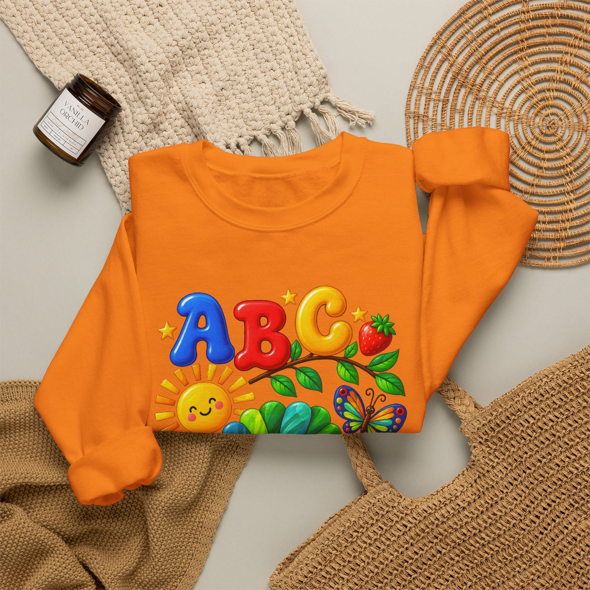 ABC 1234 Educational Sweatshirt for Kids