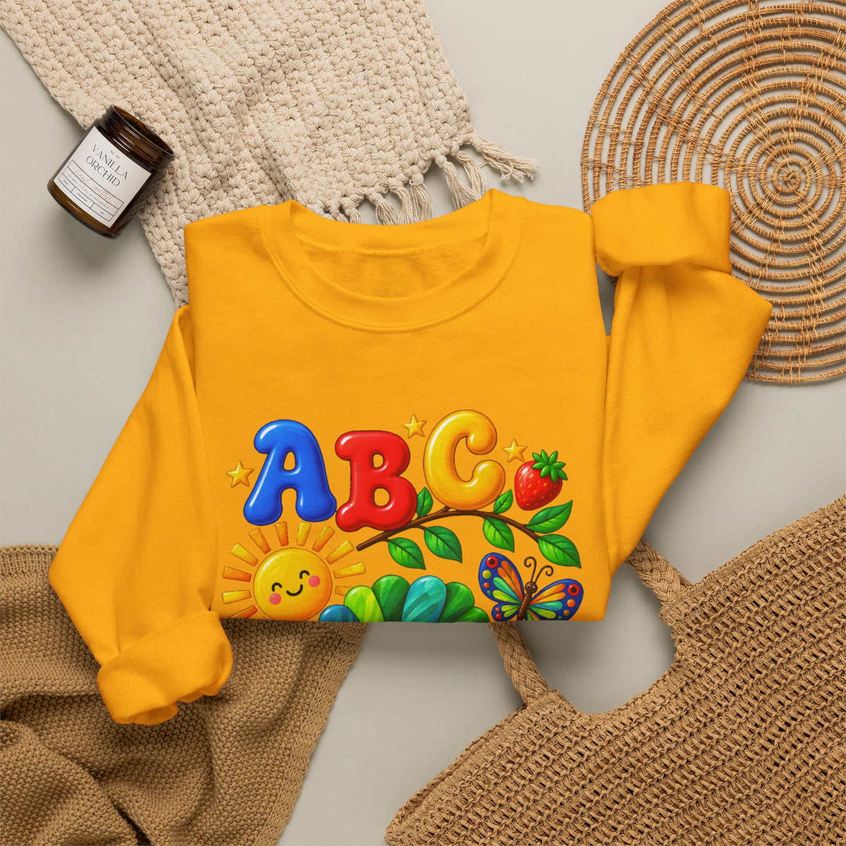 ABC 1234 Educational Sweatshirt for Kids