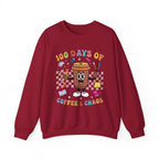 100 Days of Coffee & Chaos Crewneck Sweatshirt