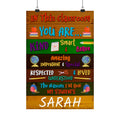 Classroom Poster - "In This Classroom You Are..." Personalized Teacher Wall Art (e.g., Ms. Sarah)