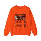 The Power of Yet Sweatshirt – Motivational Growth Mindset Crewneck
