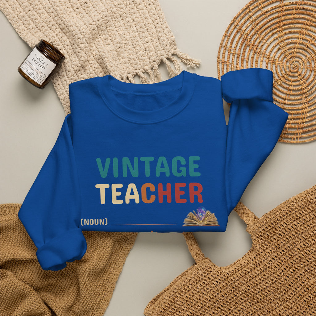 Vintage Teacher Quote Crewneck Sweatshirt