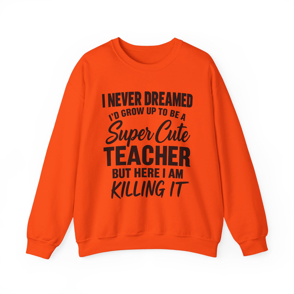 Super Cute Teacher Killing It Sweatshirt