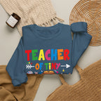 Teacher of Tiny Superheroes Crewneck Sweatshirt