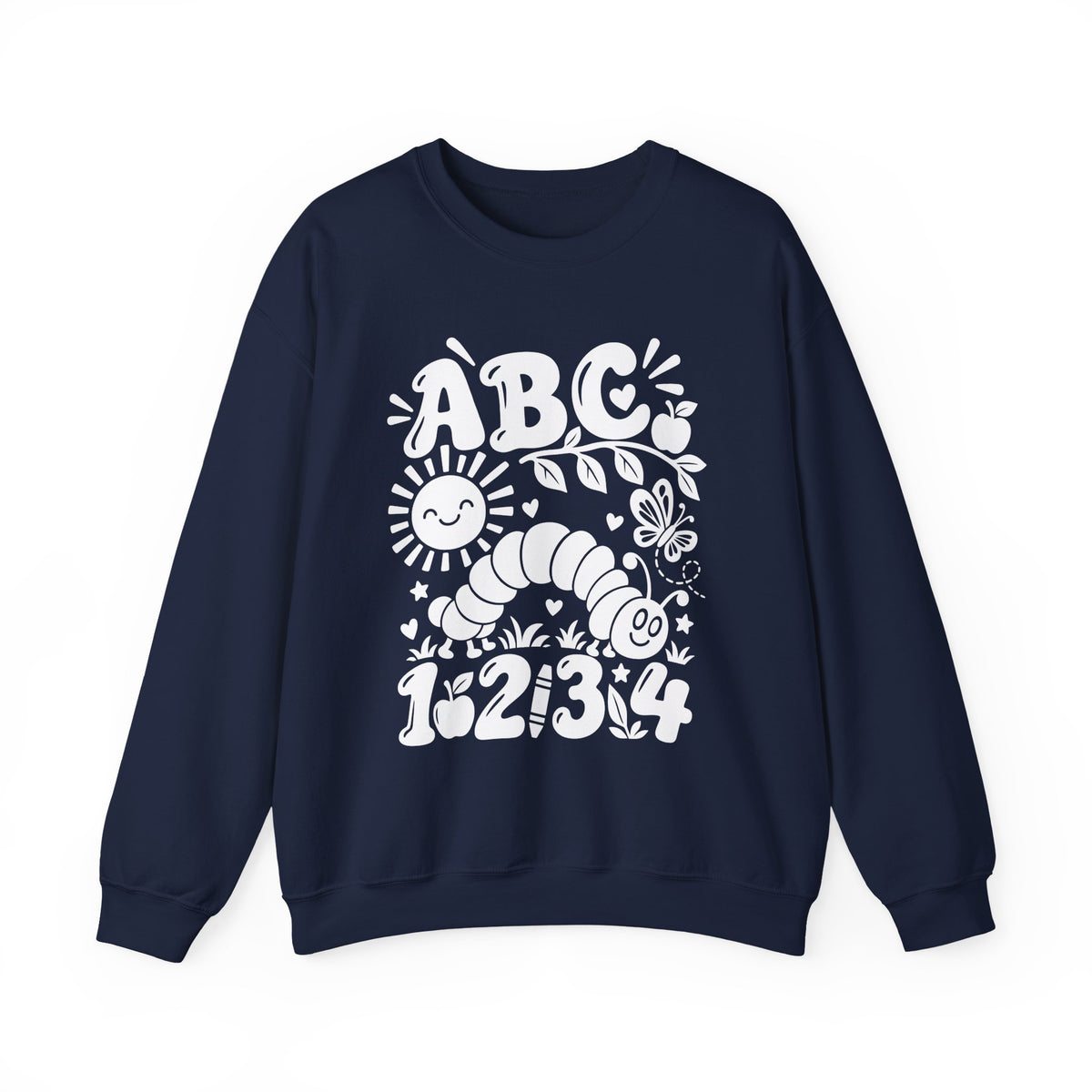 ABC 1234 Educational Crewneck Sweatshirt