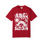 ABC 1-2-3 Educational T-Shirt — Cute Caterpillar Alphabet & Numbers Tee