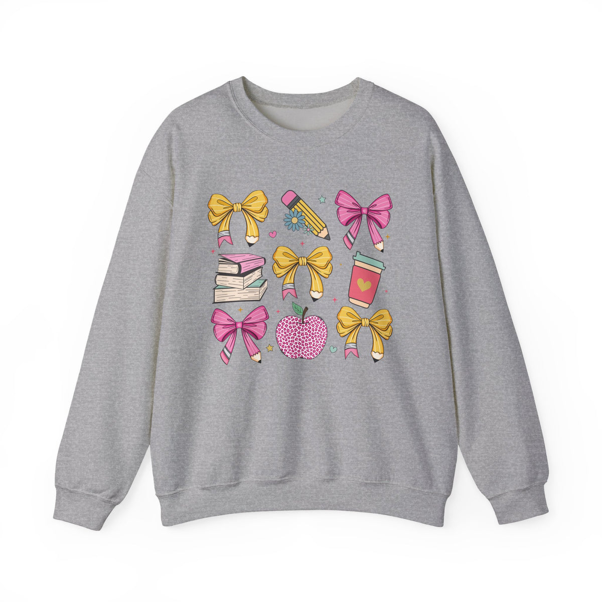 Cute Bow and Candy Sweatshirt for Girls