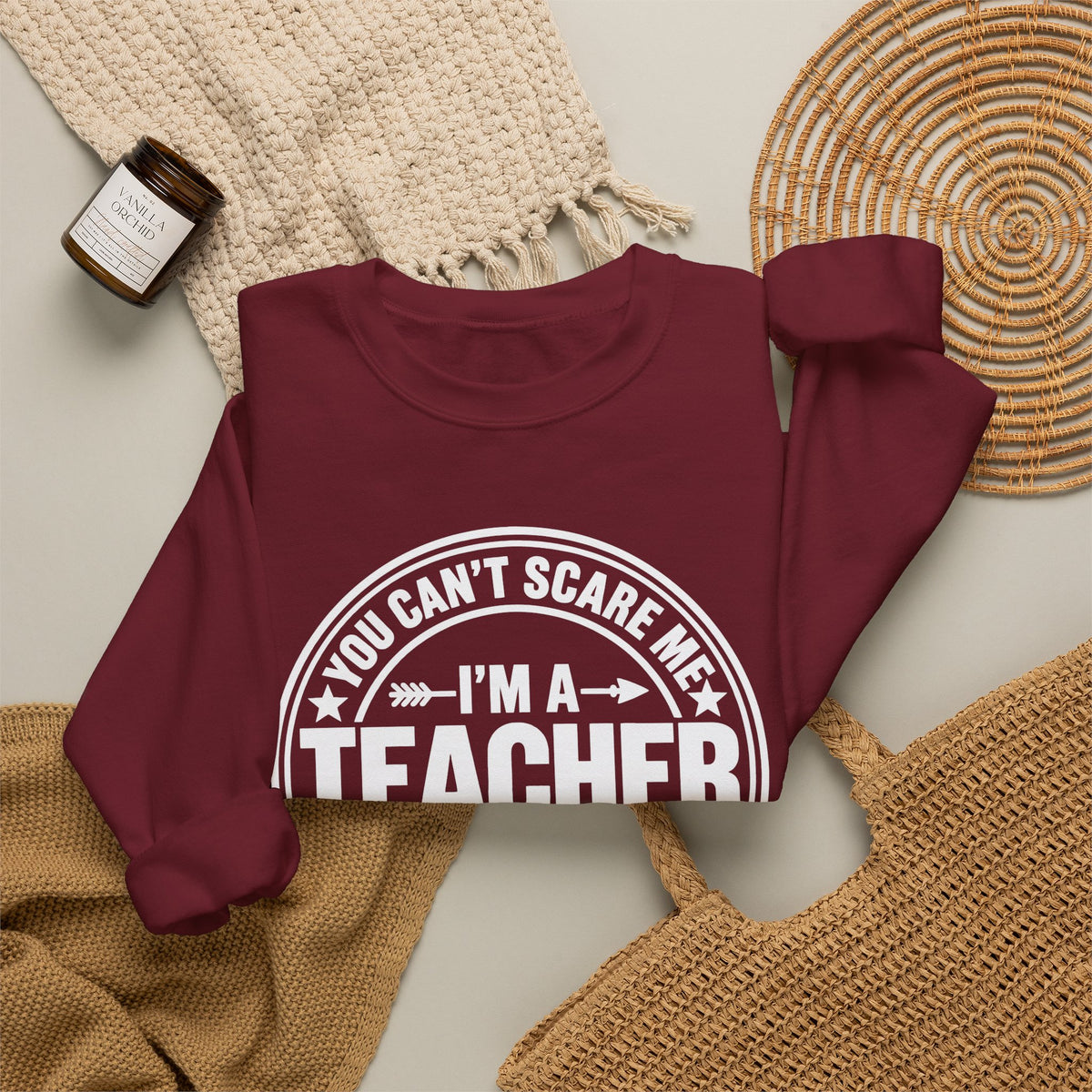 I'm a Teacher Crewneck Sweatshirt – Funny Teacher Quote