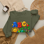 ABC 1234 Educational Kids Crewneck Sweatshirt