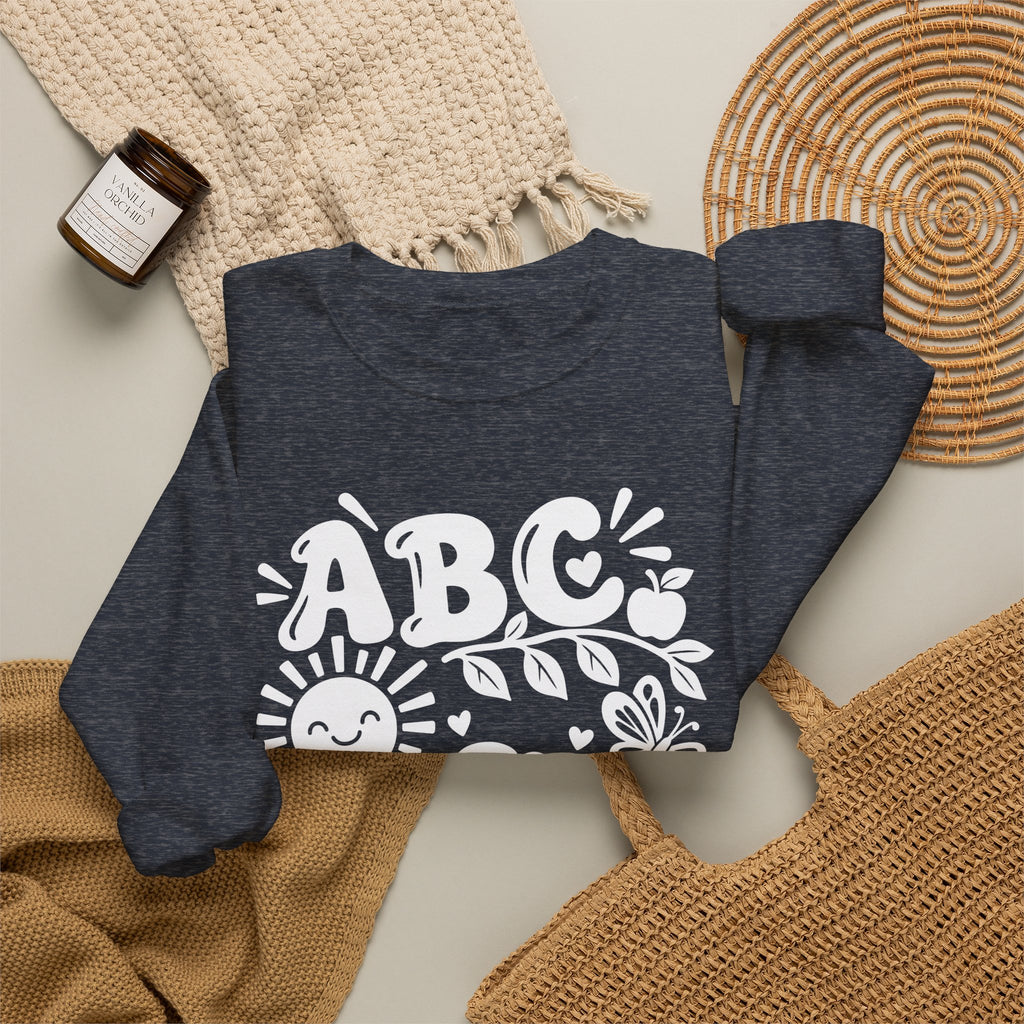 ABC 1234 Educational Crewneck Sweatshirt