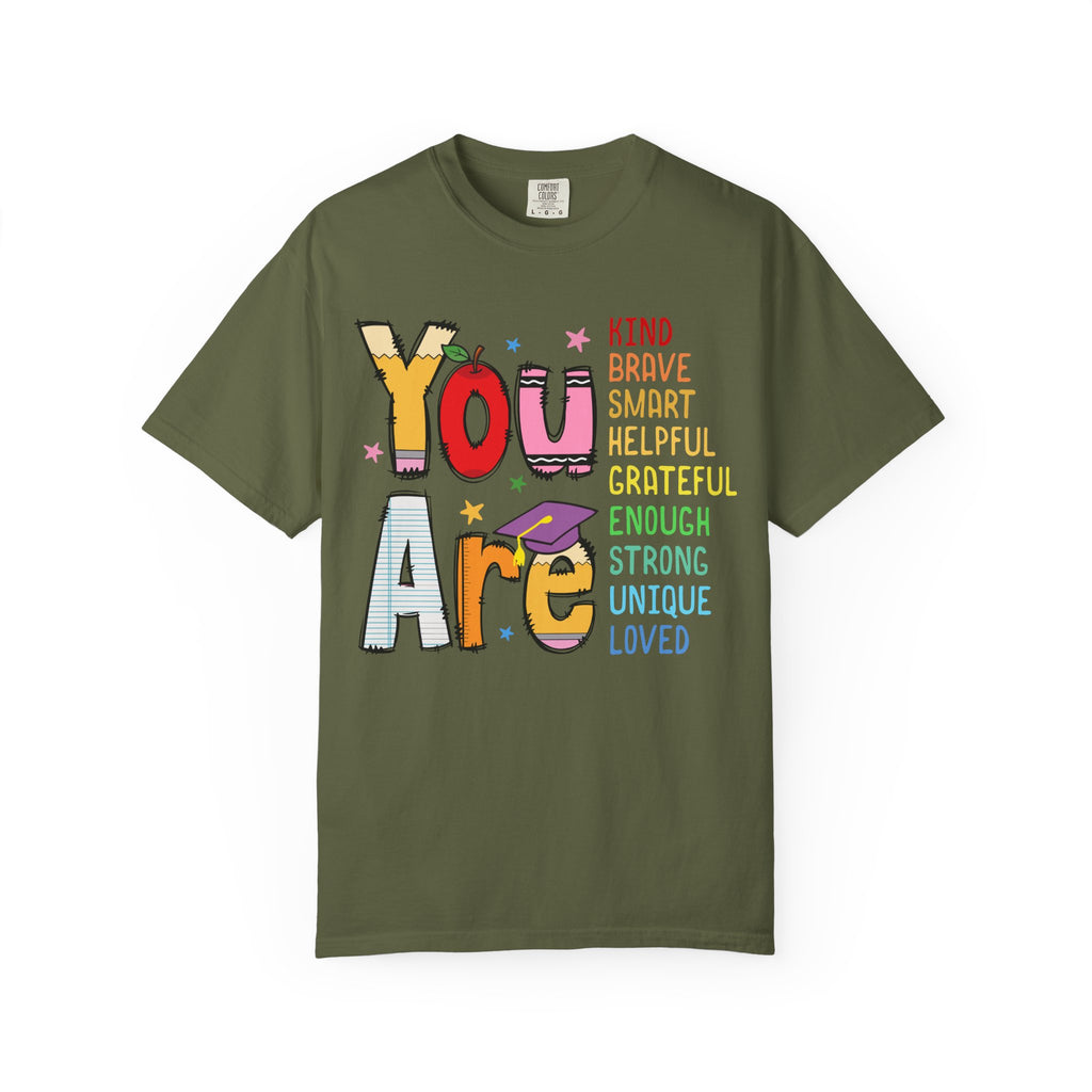 You Are Loved Inspirational T-Shirt — Positive Affirmation Tee for Kids & Teens