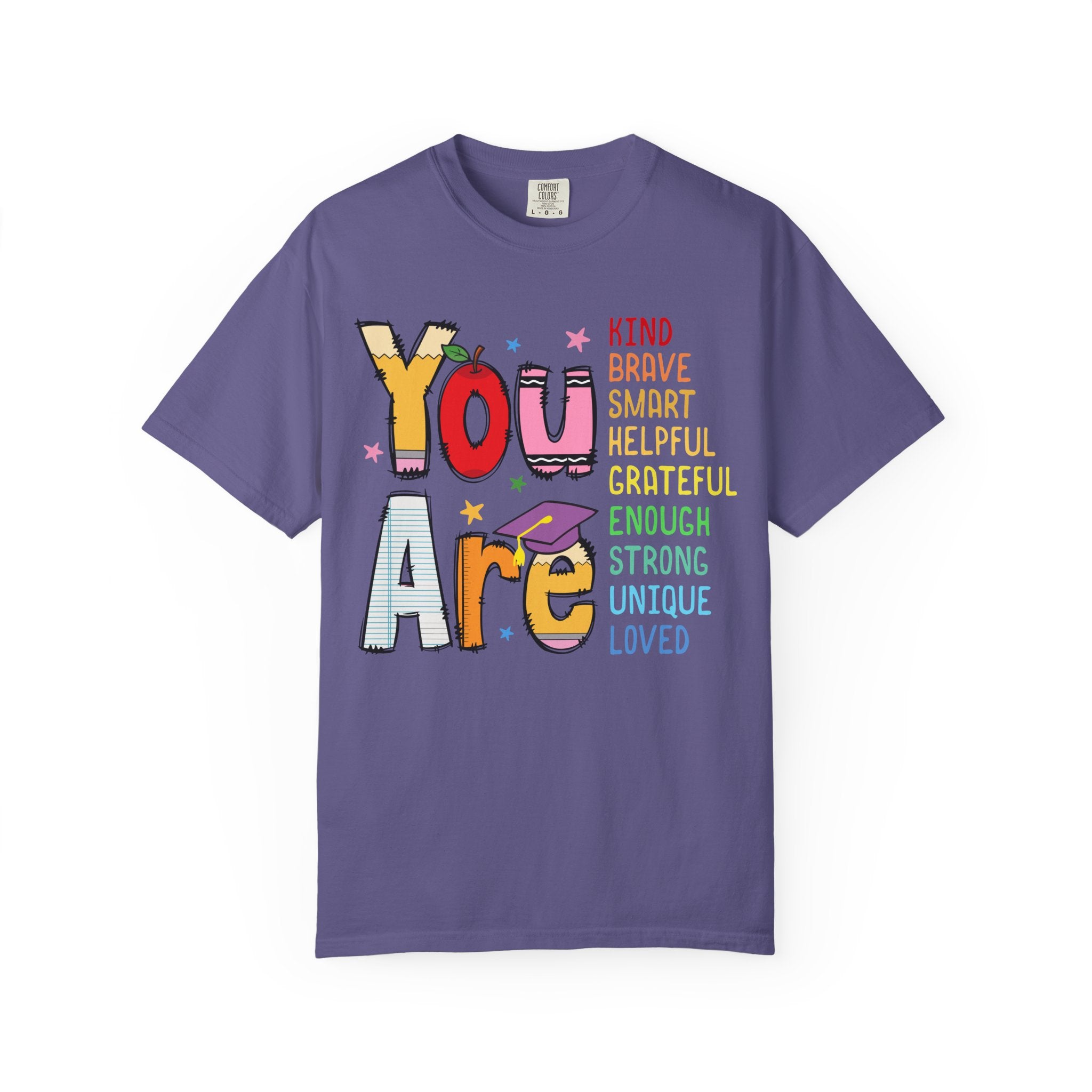 You Are Loved Inspirational T-Shirt — Positive Affirmation Tee for Kids & Teens