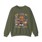 100 Days of Coffee & Chaos Crewneck Sweatshirt