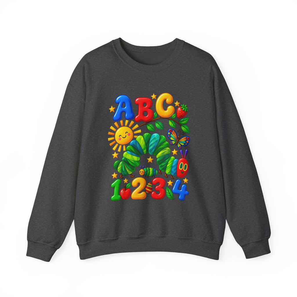 ABC 1234 Educational Kids Crewneck Sweatshirt