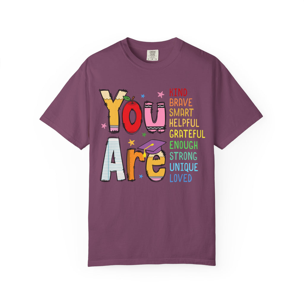You Are Loved Inspirational T-Shirt — Positive Affirmation Tee for Kids & Teens