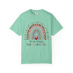 Teacher Rainbow T-Shirt - "We Are Hungry For Learning" School Apple Graphic Tee