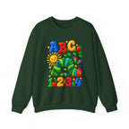 ABC 1234 Educational Kids Crewneck Sweatshirt
