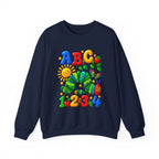 ABC 1234 Educational Kids Crewneck Sweatshirt