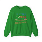 Vintage Teacher Quote Crewneck Sweatshirt