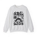 ABC 1234 Alphabet & Numbers Educational Crewneck Sweatshirt