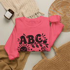 ABC 1234 Alphabet & Numbers Educational Crewneck Sweatshirt