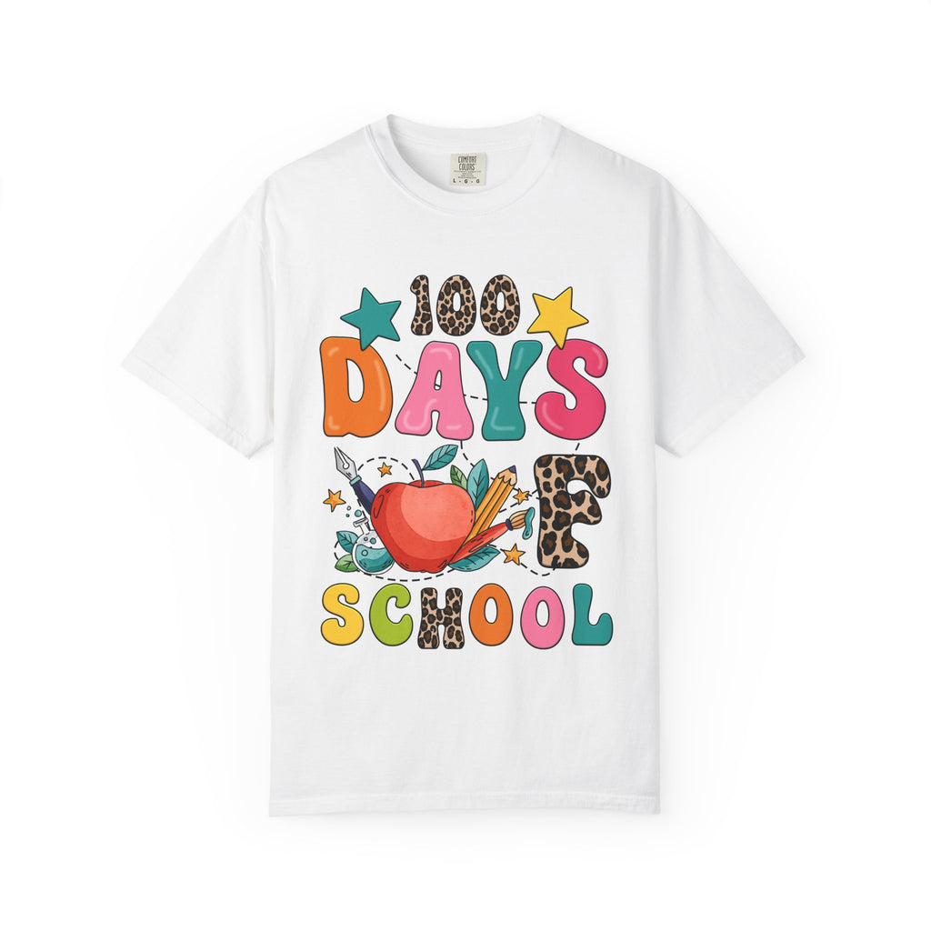 100 Days of School T-Shirt — Colorful Kids Celebration Tee