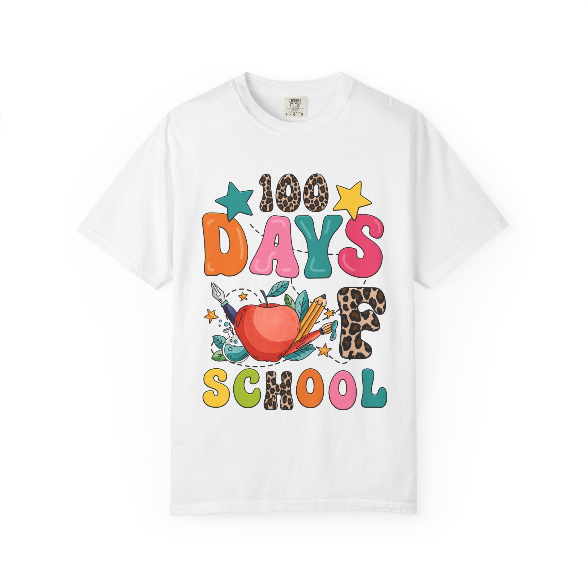 100 Days of School T-Shirt — Colorful Kids Celebration Tee