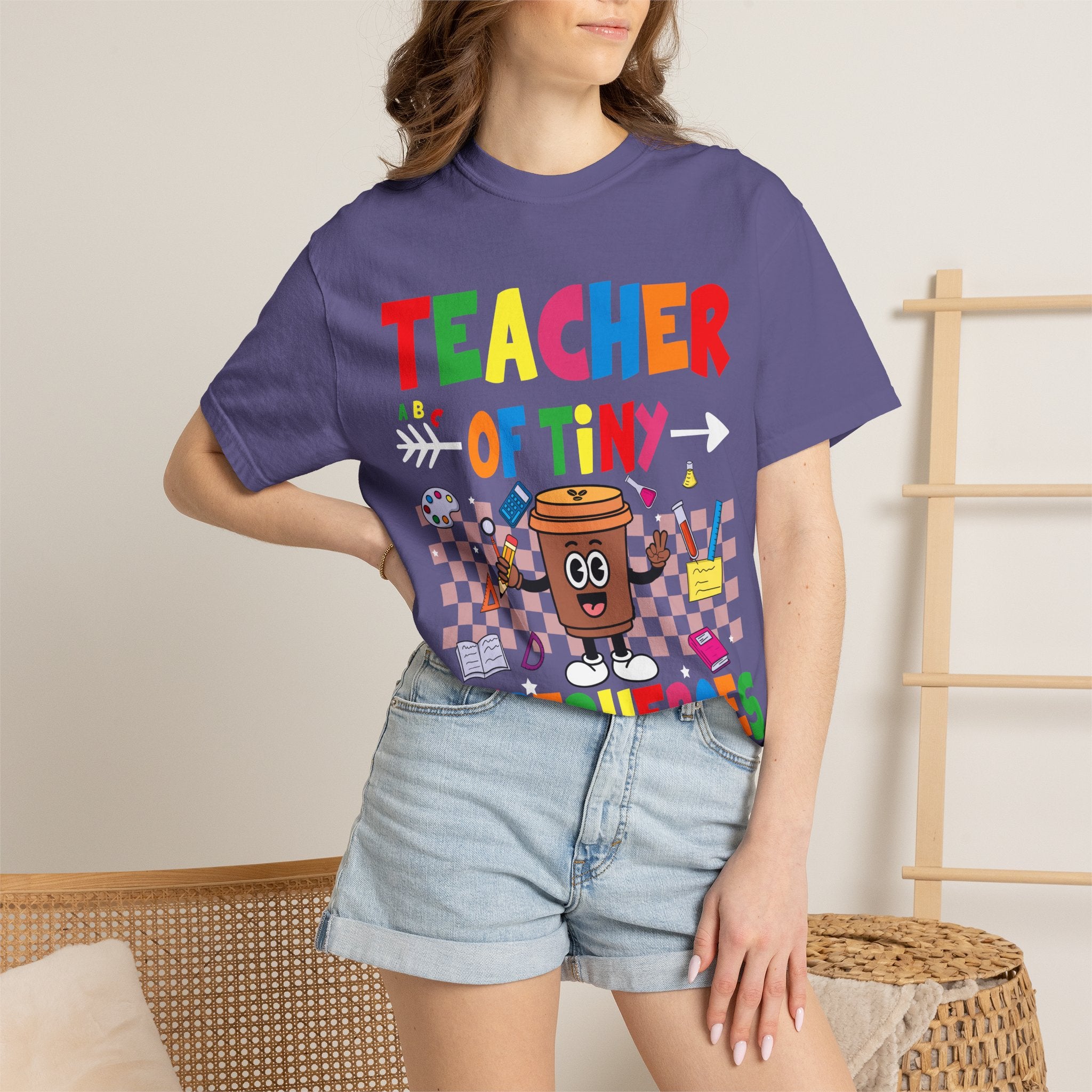 Teacher of Tiny Superheroes T-Shirt — Cute Preschool Teacher Tee