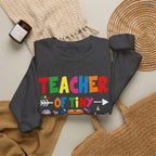Teacher of Tiny Superheroes Crewneck Sweatshirt