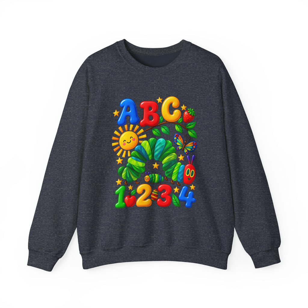 ABC 1234 Educational Kids Crewneck Sweatshirt