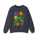 ABC 1234 Educational Kids Crewneck Sweatshirt