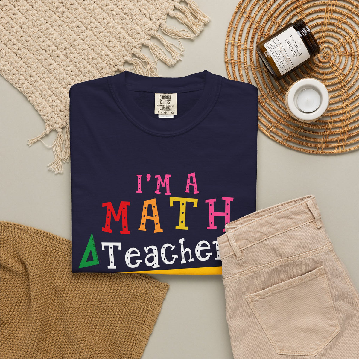 Math Teacher T-Shirt – "I’m a Math Teacher, Of Course I Have Problems" Funny Teacher Tee