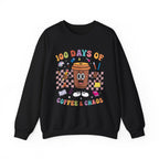 100 Days of Coffee & Chaos Crewneck Sweatshirt