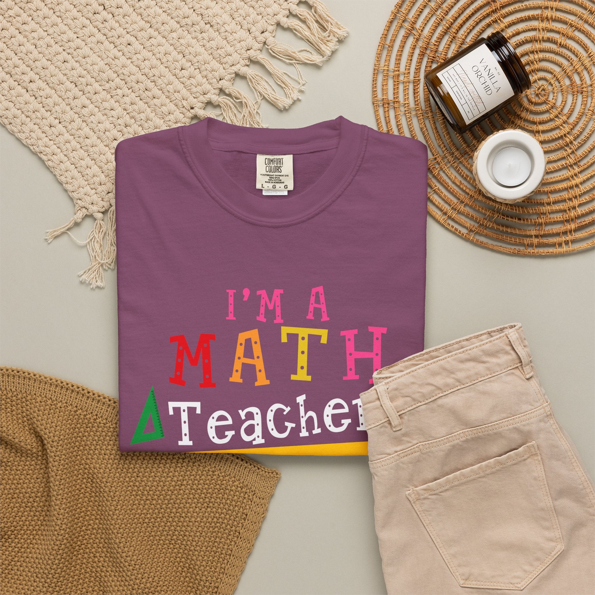 Math Teacher T-Shirt – "I’m a Math Teacher, Of Course I Have Problems" Funny Teacher Tee