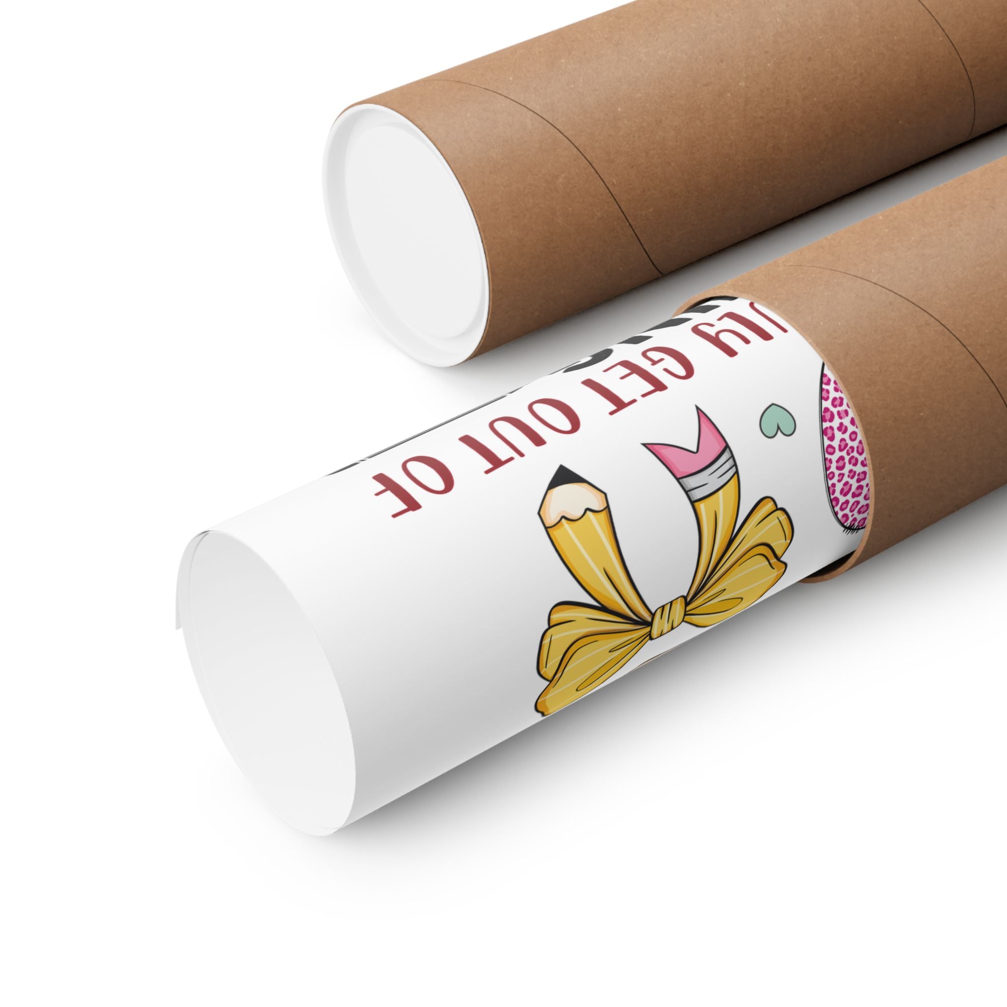 Once a Teacher Always a Teacher Matte Poster — You Can Never Truly Get Out of Teaching Inspirational Classroom Wall Art