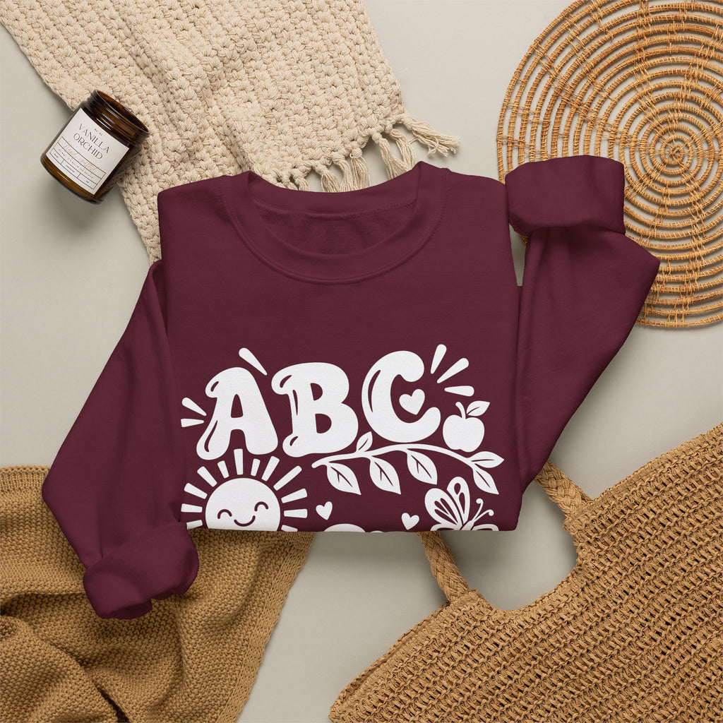 ABC 1234 Educational Crewneck Sweatshirt