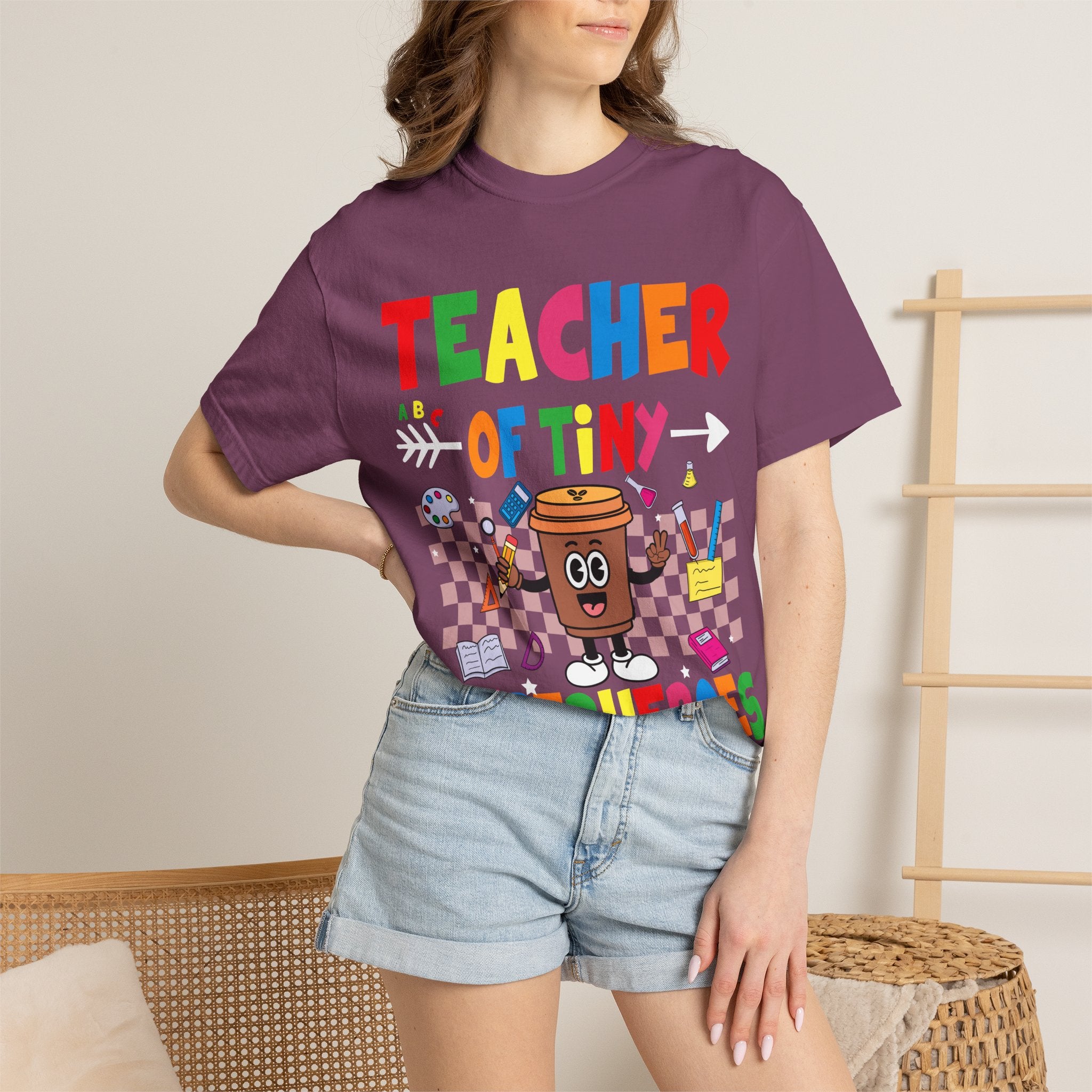 Teacher of Tiny Superheroes T-Shirt — Cute Preschool Teacher Tee
