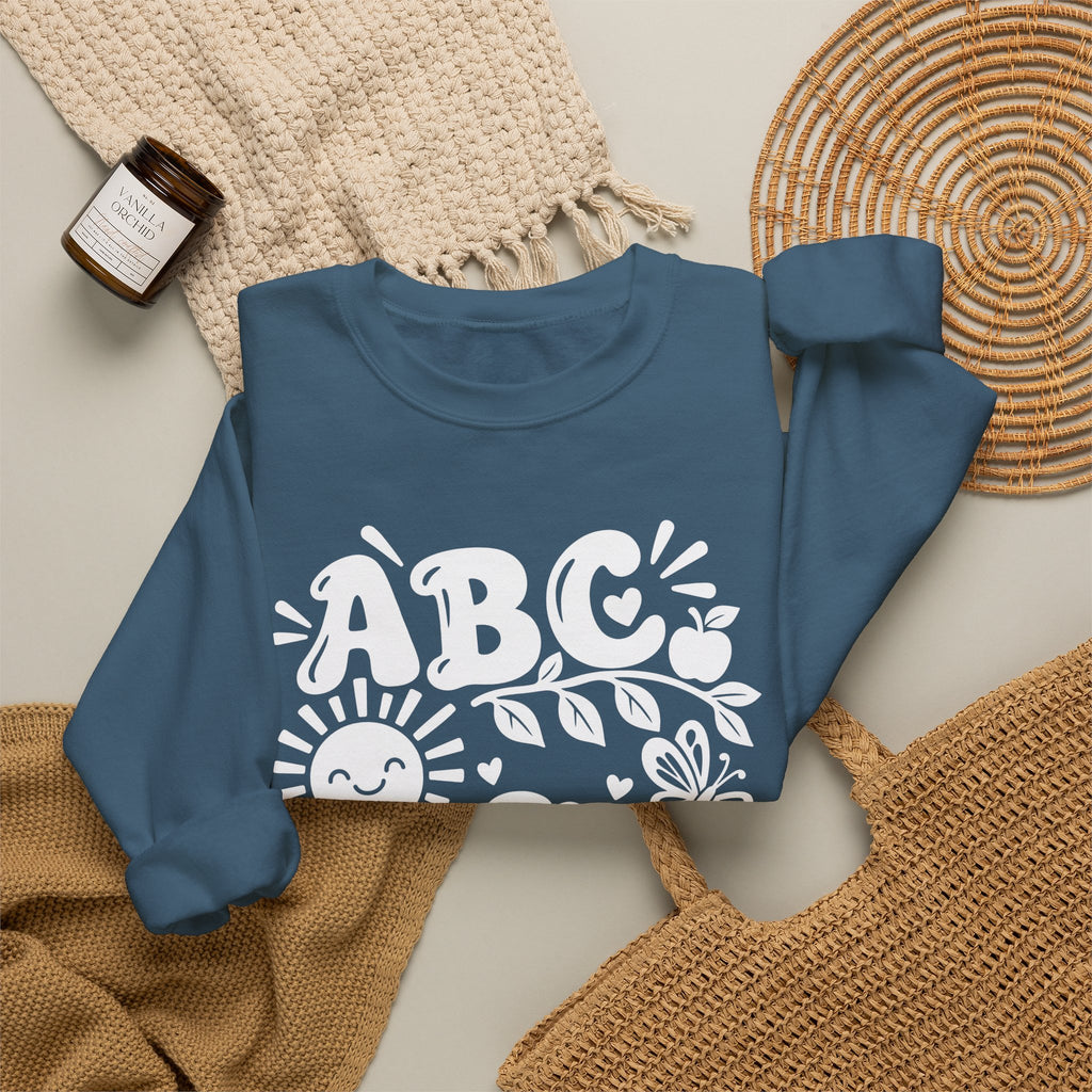 ABC 1234 Educational Crewneck Sweatshirt