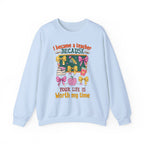 I Became a Teacher Because Your Life Is Worth My Time Sweatshirt