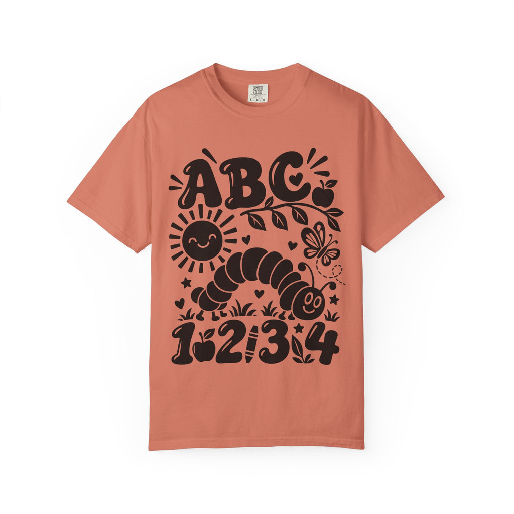 ABC 123 Caterpillar T-Shirt — Cute Educational Nursery Tee