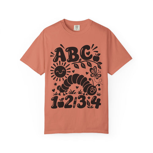 ABC 123 Caterpillar T-Shirt — Cute Educational Nursery Tee