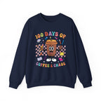 100 Days of Coffee & Chaos Crewneck Sweatshirt