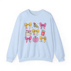 Cute Bow and Candy Sweatshirt for Girls