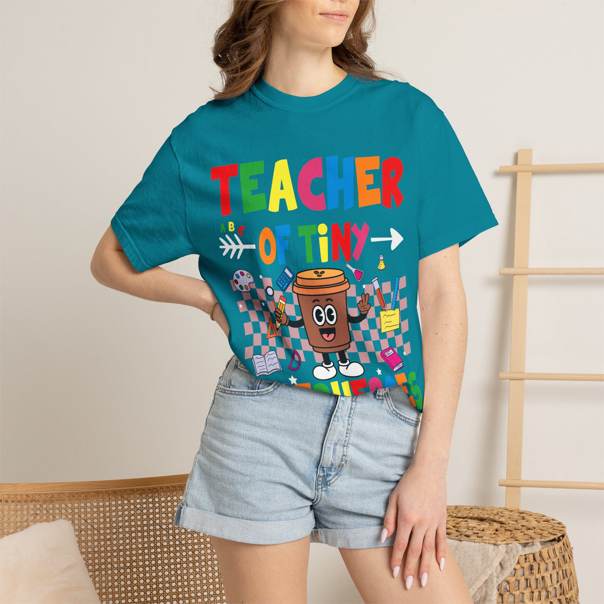 Teacher of Tiny Superheroes T-Shirt — Cute Preschool Teacher Tee