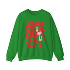 Alphabet ABC Sweatshirt – Playful Red Letter Crewneck
