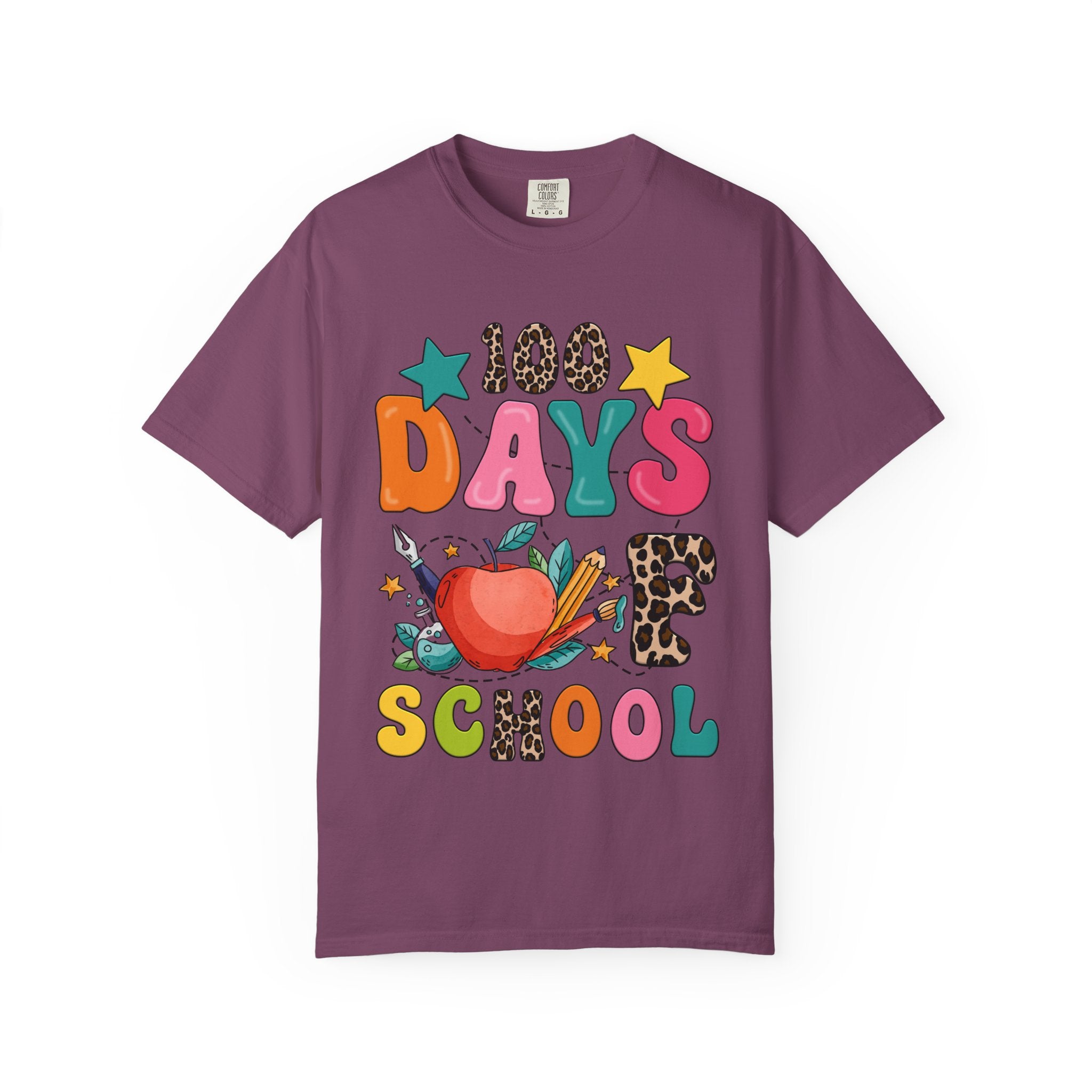 100 Days of School T-Shirt — Colorful Kids Celebration Tee
