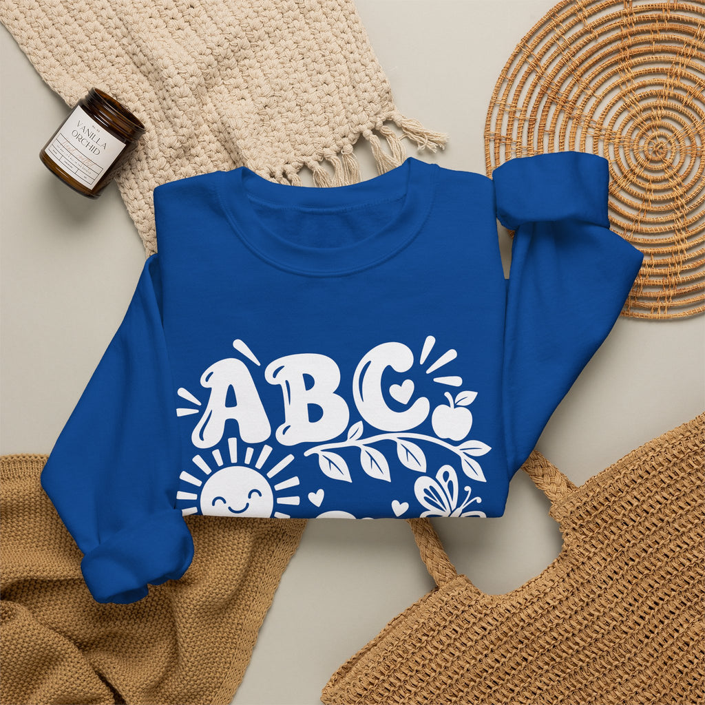 ABC 1234 Educational Crewneck Sweatshirt