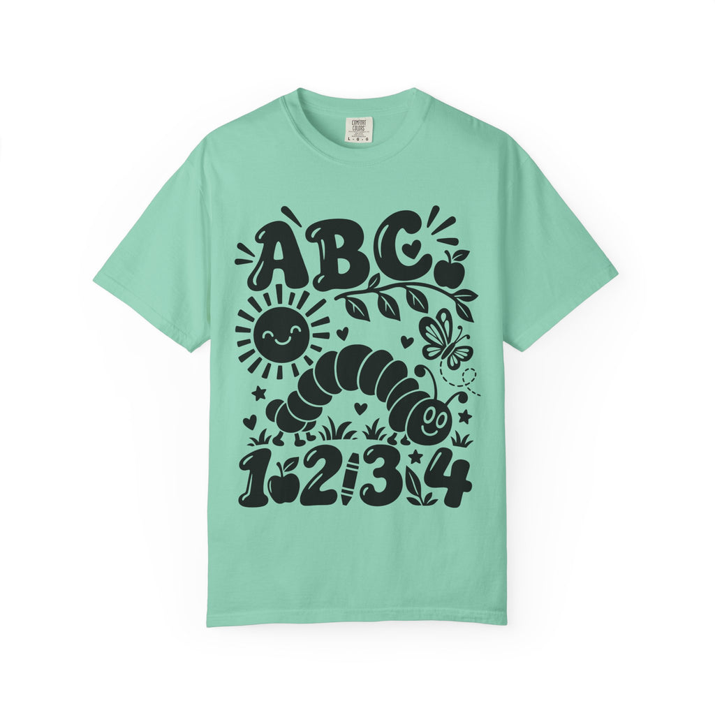 ABC 123 Caterpillar T-Shirt — Cute Educational Nursery Tee