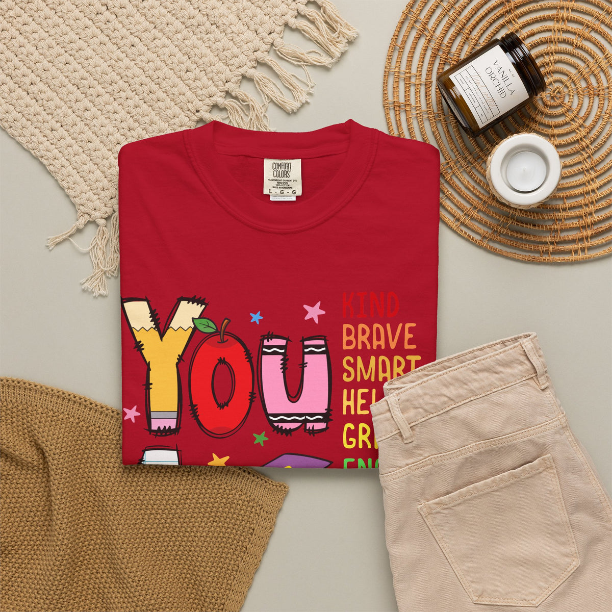 You Are Loved Inspirational T-Shirt — Positive Affirmation Tee for Kids & Teens