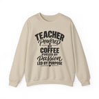 Teacher Powered by Coffee Sweatshirt